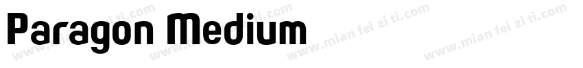 Paragon Medium字体转换
